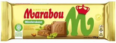 Productafbeelding van Marabou Muntkrokant, 170 gram