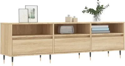 Produktbild von "2026 Aktion"TV-Schrank Industriestil - CLORIS - Fernsehenschrank - Sonoma-Eiche 150x30x44,5 cm Holzwerkstoff - NeuMöbel7394535