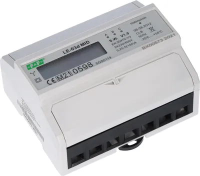 Immagine prodotto di contatore elettrico trifase MID Contatore trifase LE-03d F&F 2365