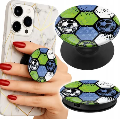 Produktbild von Handyhalterung Popsocket für Finger / Ständer - FUSSBALL, FOTBALLSPORT