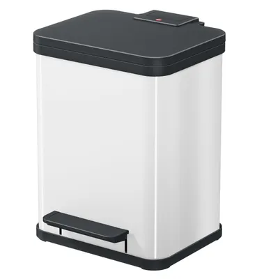 Obrázek produktu pro Hailo 0622-230 Pedálový třídič odpadu Hailo Öko duo plus M, 2x9 L, bílý
