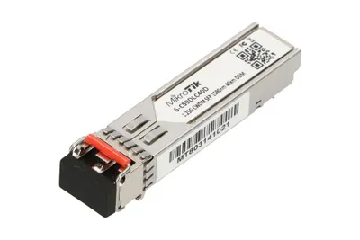 Obrázek produktu pro MikroTik S-C59DLC40D Modul SFP CWDM, 1,25Gb/s, 1590nm, 2x LC, 40km, DDM, Jednomodový