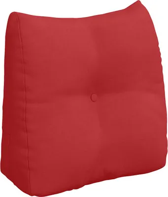 Zdjęcie produktu dla vidaXL Poduszka na plecy czerwona 45 x 24 x 50 cm tkanina