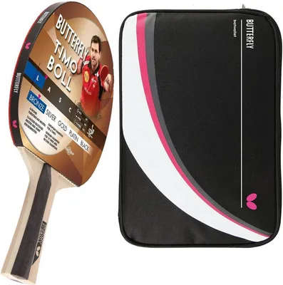 Produktbild von Butterfly 1x Timo Boll Bronze 85011 Tischtennisschläger + Tischtennishülle Drive Case II