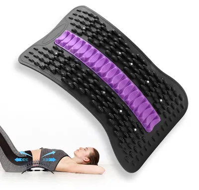 Produktbild von Rückenstrecker Rückendehner Rückenmassagegerät - Verstellbar - 12 magnetische Punkte und 213 Massagestifte - Polypropylen - Bis ca. 80 kg belastbar