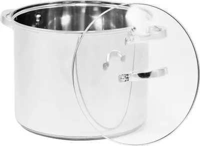 Produktbild von Topf 10L Edelstahl Kochtopf Suppentopf Induktion Universaltopf Fleischtopf 10 L