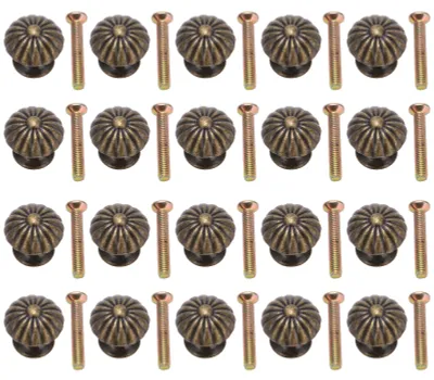 Produktbild von 20 Stück Möbelgriffe Mini Vintage Pilzform Knöpfe für Schubladen Schmuckschatullen