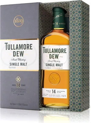 Produktbild von Tullamore Dew 14 Jahre Single Malt Irish Whiskey in Geschenkpackung | 41,3 % vol | 0,7 l