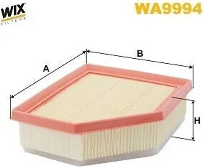 Produktbild von WIX FILTERS WA9994 Luftfilter für NISSAN Qashqai III (J12)