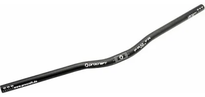 Produktbild von Procraft Lenker Pro FR 25,4 mm/9°/685 mm Schwarz - Riser-Lenker für MTB.