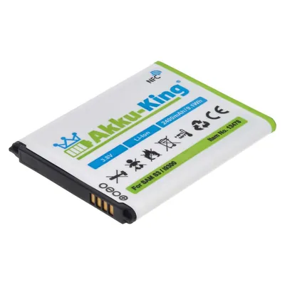 Produktbild von Akku kompatibel mit Samsung EB-L1G6LLU - Li-Ion 2400mAh (mit NFC) - für Galaxy S3 GT-I9300, S3 i9301 Neo, S3 LTE GT-i9305
