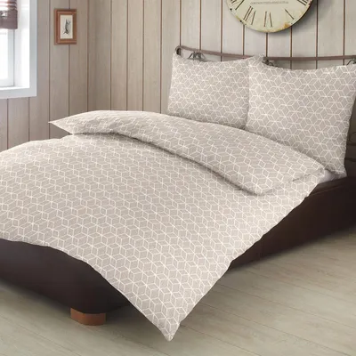 Produktbild von Traumschlaf Feinbiber Bettwäsche Noraya 155x220 cm + 80x80 cm beige
