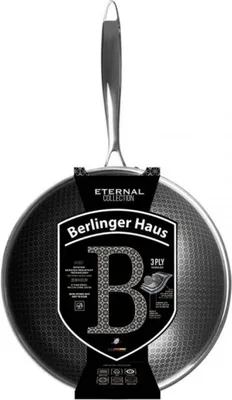 Image de BERLINGERHAUS Poêle WOK avec surface antiadhésive 28 cm Eternal Collection