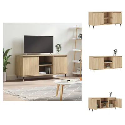 Produktbild von vidaXL TV-Schrank Sonoma-Eiche 104x35x50 cm Holzwerkstoff -  TV-Möbel