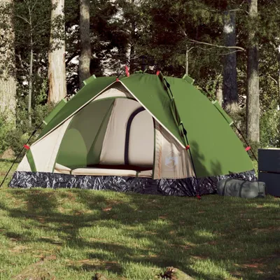 Produktbild von Möbel Kuppel-Campingzelt 3 Personen Grün Quick Release - Campingzelte 4004193