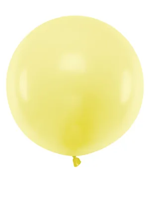 Immagine prodotto di Palloncini rotondi per feste giallo 60 cm - taglia unica