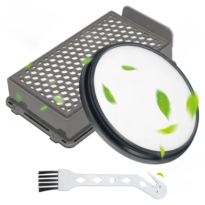 Image de Kit de filtres pour aspirateur - Filtres de remplacement HEPA pour aspirateur Compact Power XXL - Compatible avec ZR780000 - 1 jeu