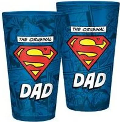 Produktbild von DC COMICS - Large Glass - 400ml - THE ORIGINAL S DAD - box