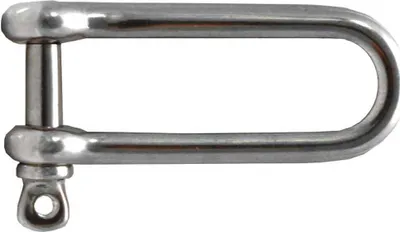 Produktbild von Talamex Langer D-schäkel 10 Einheiten Grau 4 mm Grau 4 mm
