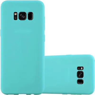 Produktbild von Cadorabo Hülle für Samsung Galaxy S8 PLUS Schutzhülle in Blau Handyhülle TPU Silikon Etui Case Cover