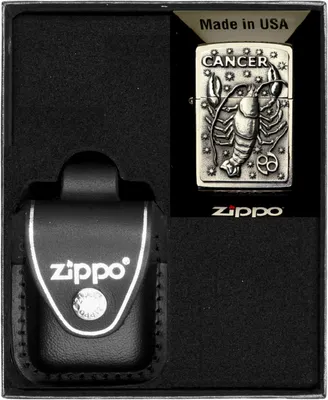 Produktbild von ZIPPO Feuerzeug Set Sternzeichen Krebs Geschenk Nr. 3