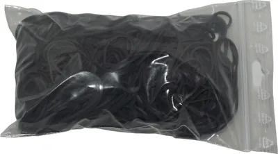 Produktbild von 100 g Gummiringe schwarz 200 mm Ø 1,5 x 1,5 mm breit