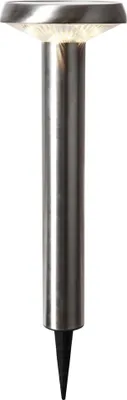 Produktbild von Star Trading 479-57 LED-Solar-Pathlights "Sevilla", EdelstahlFarbe: silber, ca. 45x16 cm, 4 warmwhite LED, 25 LM, mit Solarpanel, incl. Akku, outdoor, Vierfarb-Karton