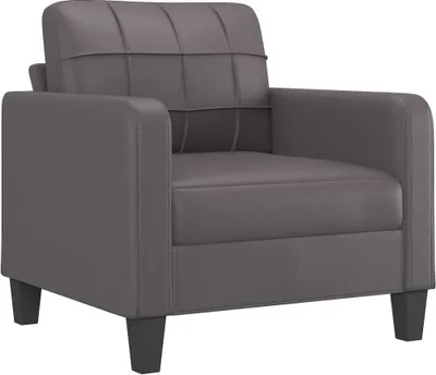 Image de Fauteuil Gris 60 cm Similicuir