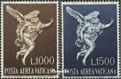 Produktbild von Briefmarken Vatikanstadt 1962 Mi 391-392 (kompl.Ausg.) postfrisch Flugpost