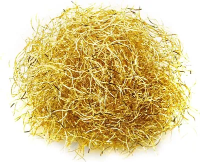 Produktbild von Engelshaar für Weihnachten & Advent als Dekoration & Deko ca. 15 Gramm (Gold)