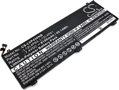Produktbild von TECHTEK Laptop Akkus Kompatibel mit [Lenovo] IdeaPad U330, IdeaPad U330 Touch, IdeaPad U330p, IdeaPad U330t, IdeaPad U430, IdeaPad U430 Touch, IdeaPa