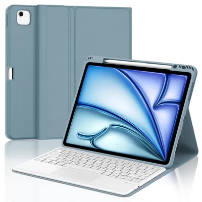 Produktbild von Hülle Tastatur für und Pro 13 hülle mit tastatur Smogblau Air 13 2026 M4 2025 M3 2024 M2
