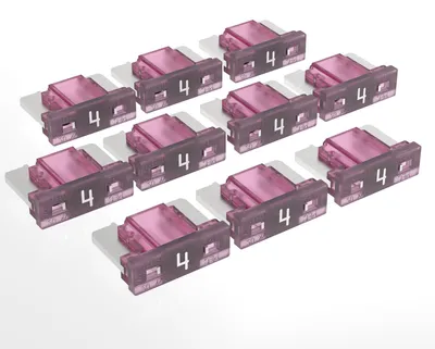 Mini-LP-Flachsicherungen 4 A, rosa, 10 Stück für Kfz