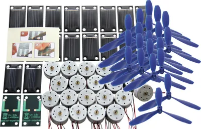 Produktbild von SOL-EXPERT Klassensatz Solarantrieb Sonnenschein l - Lötanschluss, mit Luftschraube