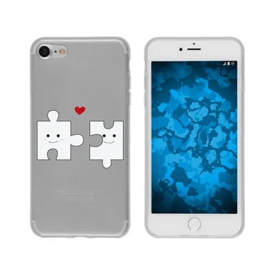 Produktbild von PhoneNatic Case kompatibel mit Apple iPhone 6s / 6 Silikon-Hülle in Love M1