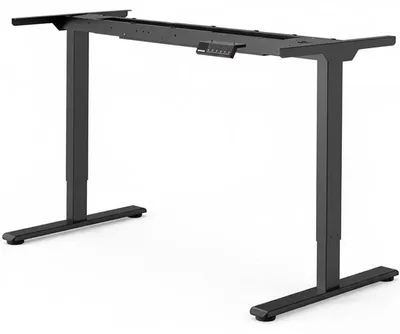 Immagine prodotto di Tavolo regolabile in altezza E1B-PRO-EUAM03, senza piano, nero