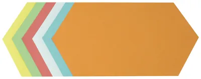 Produktbild von Soennecken Moderationskarte Königswabe 4880 sort. 250 St./Pack