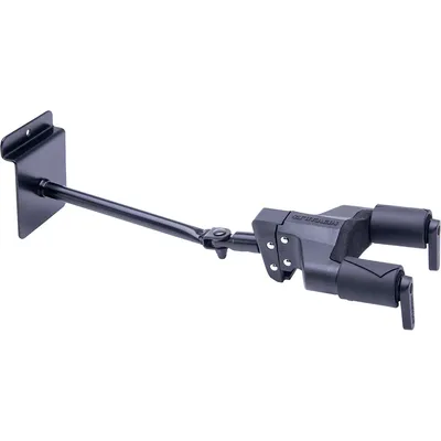 Produktbild von Hercules GSP40SB PLUS universeller Gitarren- und Basshalter für Lamellen
