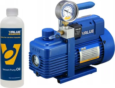 Obrázek produktu pro Dvoustupňová vývěva 142 l/min s vakuometrem - VALUE V-i260SV