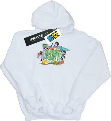 Produktbild von DC Comics - "Teen Titans Go Sweet Tooth" Kapuzenpullover für Jungen BI13311 (128) (Weiß)