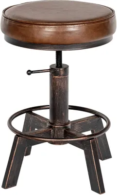 Produktbild von 2er Set Barhocker Destin Industrial Design bronze höhenverstellbar 44-63 cm