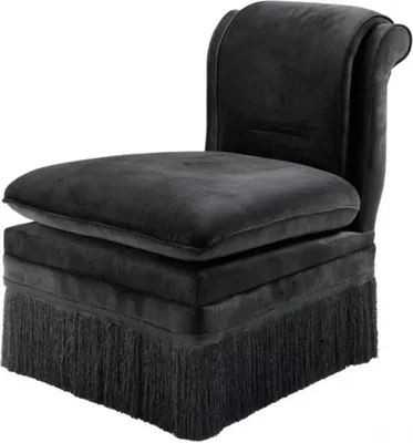 Produktbild von Casa Padrino Luxus Belle Epoche Sessel Schwarz - Jugendstil Art Deco - Luxury Collection