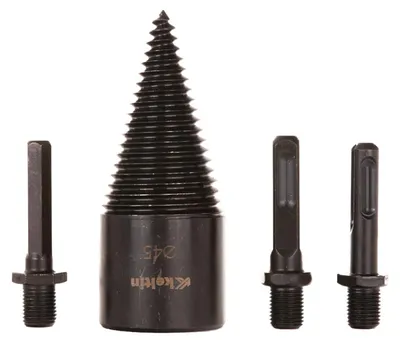 Obrázok produktu pre Štiepací tŕň - šnek na štiepanie dreva s 3 adaptérmi 45 mm