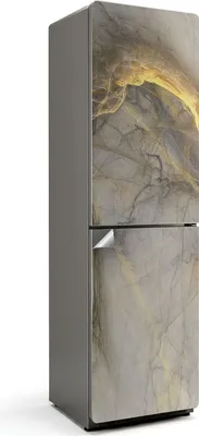 Produktbild von Dreidimensionale Struktur – Kühlschrank Aufkleber – Klebefolie Kühlschrank – Kühlschrank Nachbildung – Kühlschrankfolie selbstklebend – Küchen Nachbildungation – 60x205 cm
