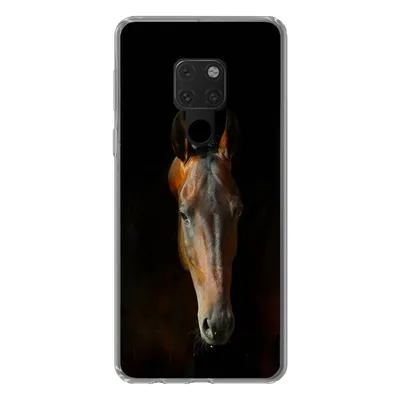 Produktbild von MuchoWow® Handyhülle Schutzhülle Hülle für Huawei P40 Lite Pferde - Tiere - Braun Silikon Softcase Handy Hülle - Handy