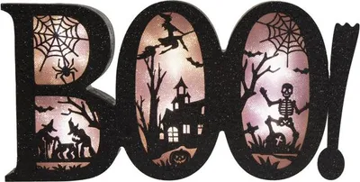Obrázok produktu pre Nápis – Boo – cca 28 x 3,3 x 14,5 cm