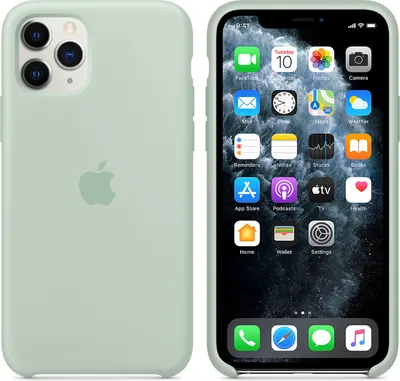 Immagine prodotto di Apple Custodia in silicone per iPhone 11 Pro Beryl Turchese Blu Custodia protettiva per telefoni cellulari Custodia Etui