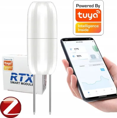 Imagen del producto de Sensor inalámbrico ZIGBEE para medir la temperatura y la humedad del suelo en exteriores