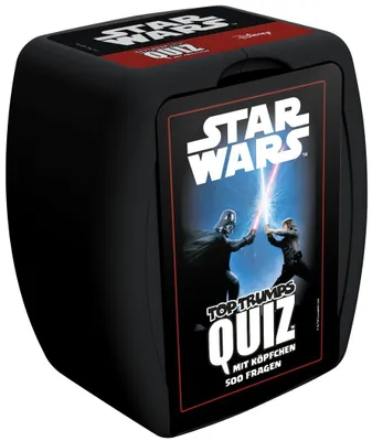 Produktbild von Top Trumps Quiz Star Wars Ratespiel Wissensspiel Fragespiel Gesellschaftsspiel