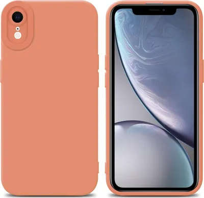 Immagine prodotto di Custodia Cadorabo per Apple iPhone XR custodia protettiva in TPU arancione custodia in silicone custodia per telefono cellulare
